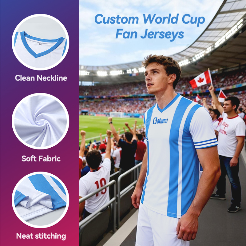 Football T-shirts-V-neck 150G Reversible Moisture Wicking-01